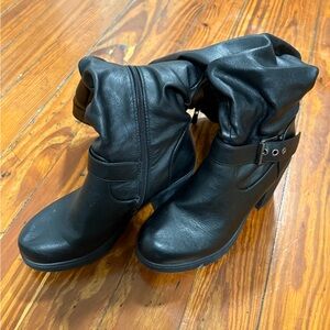 Dream Pairs Black Heeled Boots